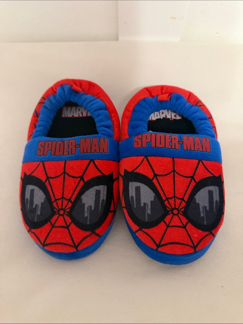 Marvel Spider-Man Red & Blue Kids House Slippers - BK120
